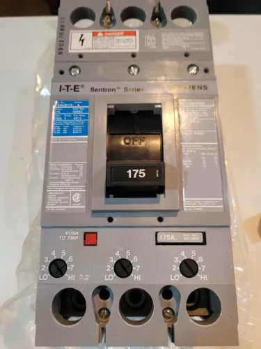 Disjuntor caixa moldada Siemens 175A