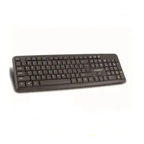 Teclado usb padrão ABNT2 com fio 2.4ghz, confortável
