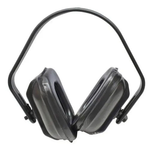 Abafador De Ruido Protetor Auricular Tipo Concha Som Com Ca Cor Preto