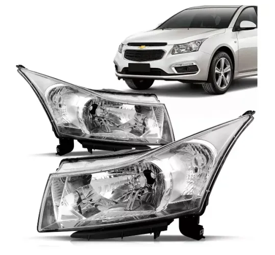 Farol Cromado Sem Led Cruze 2012 2013 2014 2015 2016