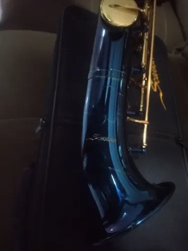 Sax soprano campana curva, saxelo novo 