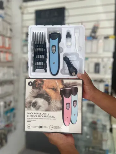 Máquina Tosar Recarregável para Pets - ENTREGA GRÁTIS