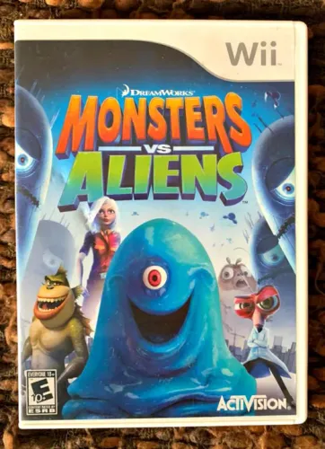 MONSTERS VS ALIENS NINTEDO WII ORIGINAL C/ MANUAL ACEITA OLX PAY