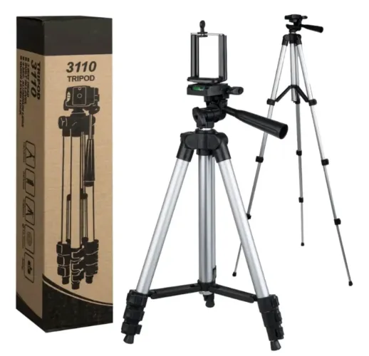 Tripé é Suporte para Celular, Câmera, Tripod 3110 (Novo)