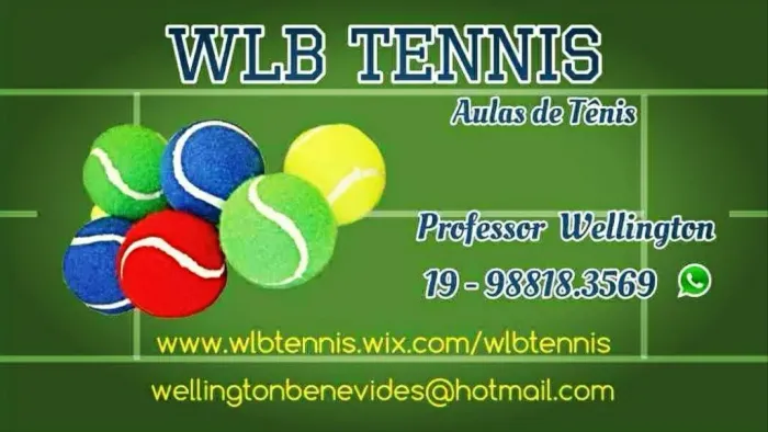 WLB Tennis - Aula de Tênis - Não deixe pra depois!! Agende sua aula!!