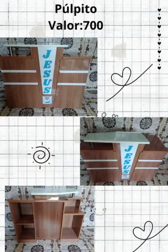 Púlpito em MDF