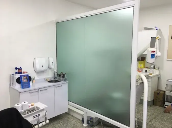 BIOMBO DIVISÓRIA VIDRO TEMPERADO 1,80 X 2,00 