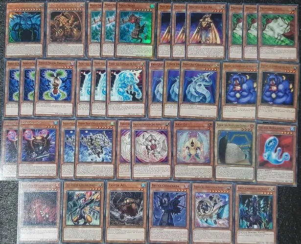 deck Obelisco O atormentador cartas originais de yu-gi-oh
