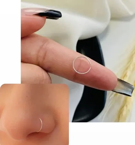 Piercing Liso Redondo - Prata 925