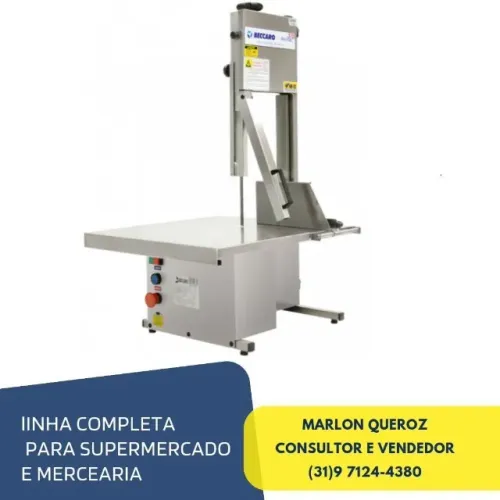 Serra Fita Beccaro De Bancada toda inox bivolt Nova