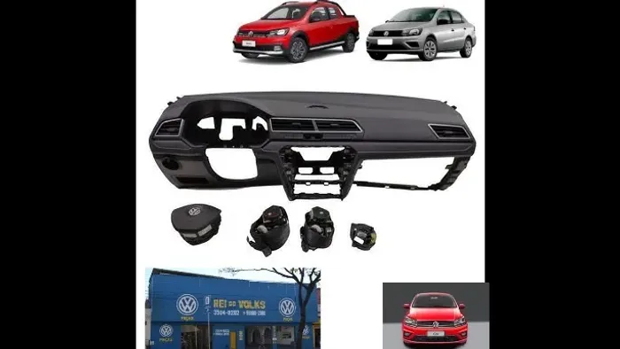 Kit air bag Gol, Voyage, Saveiro G7, G8 2017 a 2023 