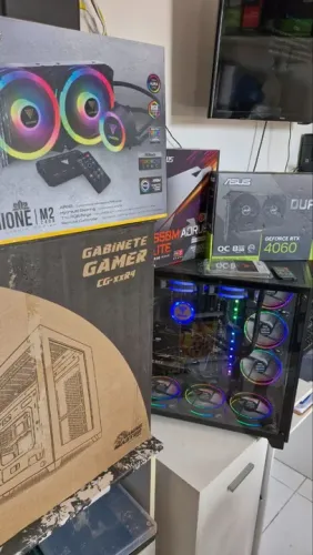Pc Gamer Ryzen 5800x com RTX4060 de 8gb 32gb de Ram