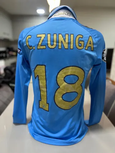 Camisa Napoli Home - 14/15 Zuniga