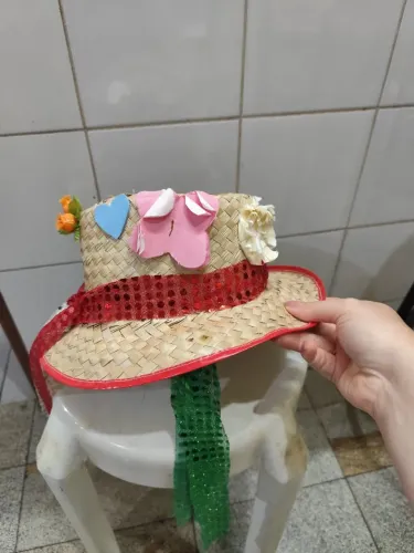 Chapéu infantil festa junina 