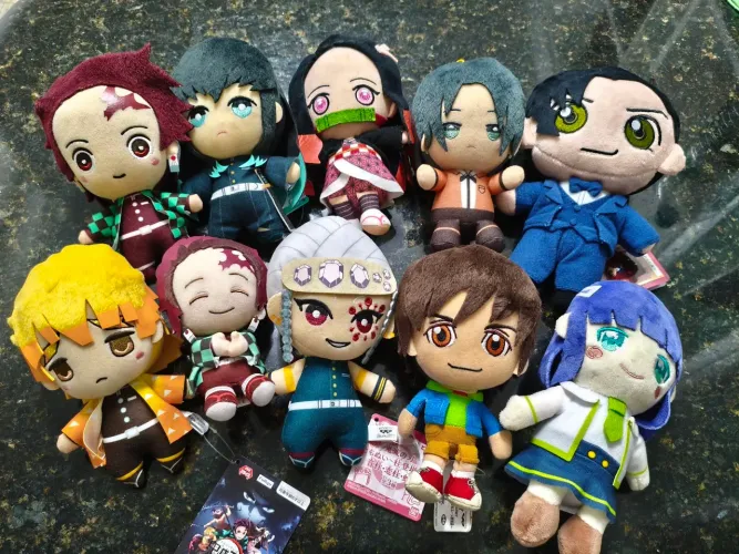 Pelúcias Chibi Animes Detetive Conan, Girls Garls Gaku e mais!