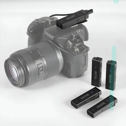 Microfone Lapela Boya 4 em 1!