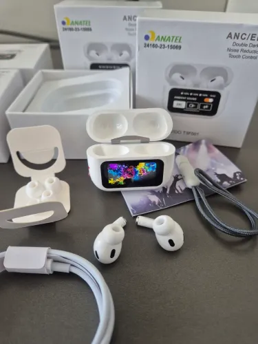 Fone sem fio A9 Pro com tela Touch 
