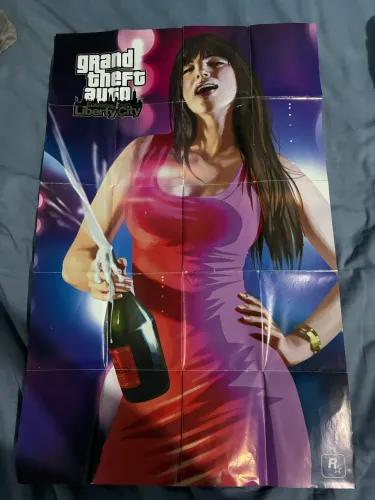 Pôster/Mapa GTA 5 e Liberty City