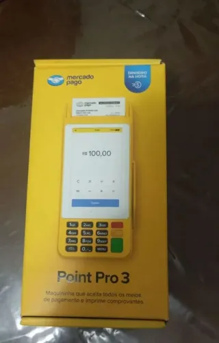 Máquina de cartão de crédito do Mercado pago