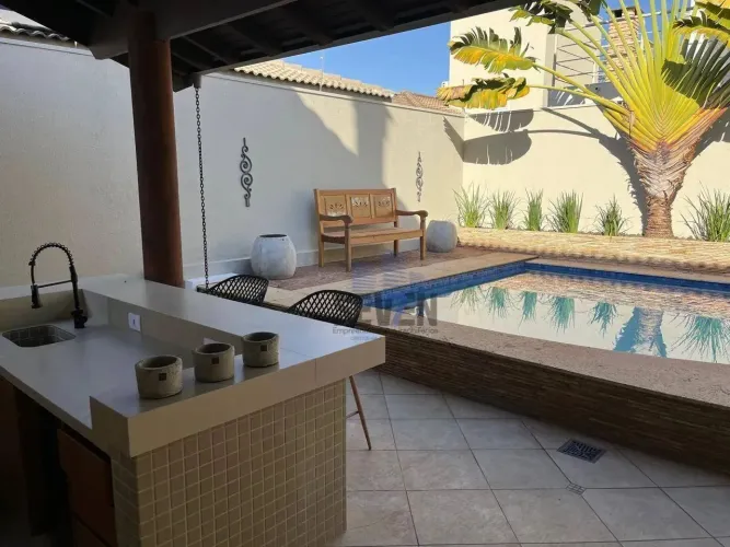 Casa com 4 Suítes no Condomínio Tivolli II Bauru  Piscina Aquecida e Projeto Assinado