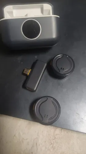 MIC Estojo de Carregamento para Microfone de Lapela Sem Fio (Versão Móvel)