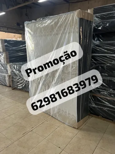 Cama box casal novo