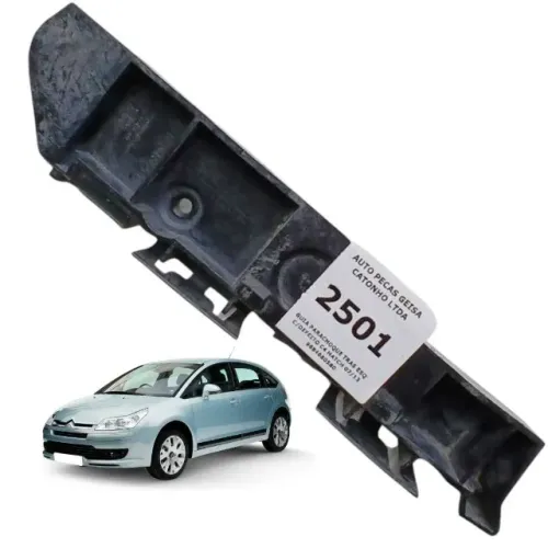 Guia Parachoque Traseiro Esquerdo C4 Hatch 2007 2018    ETQ2501