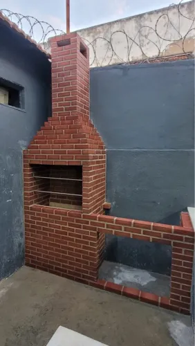 Churrasqueira de 1 metros e bancada de 1 metro 