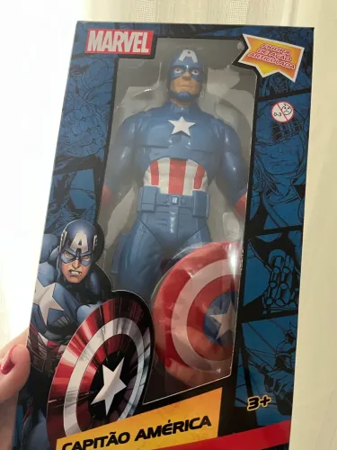 Boneco Capitão América Marvel Articulado