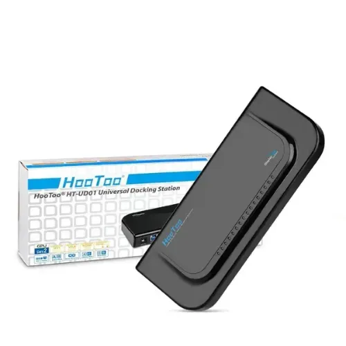 Docking Station HooToo USB 3.0 Dual Video Windows/Mac HDMI Audio DVI DisplayLink Dock