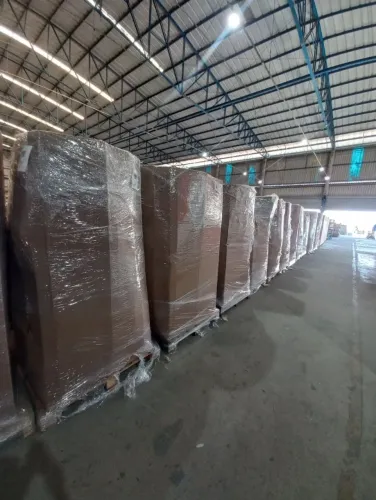 Pallets de produtos variados salvados Logística reversa Faturar muito Final de Ano