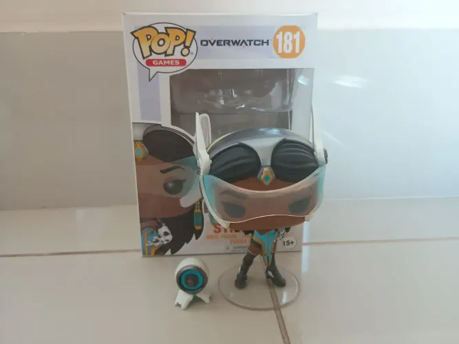 Boneco symmetra overwatch funko pop