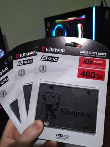 SSD 480GB Kingston Sata Novo Lacrado