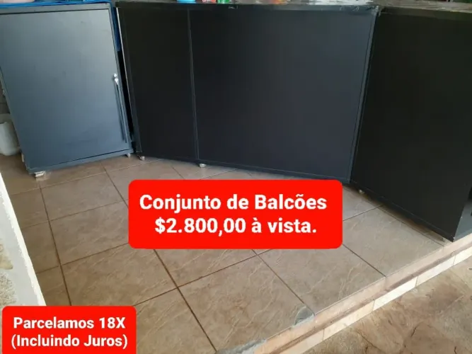 Conjunto de Balcões - Entrar em contato antes comprar.