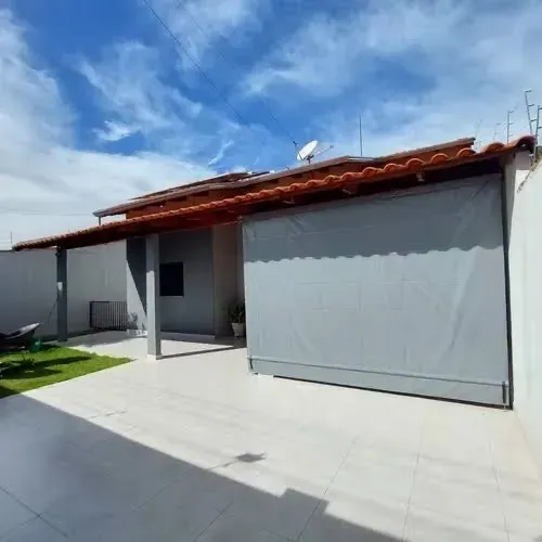 Toldo cortina em lona 