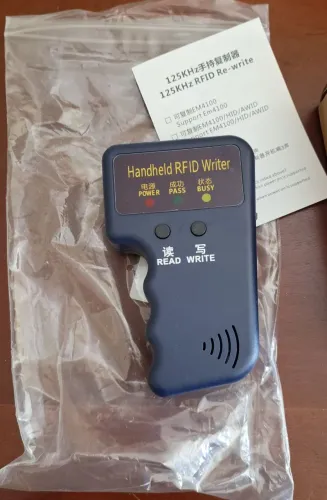Leitor/Gravador de Cartões RFID 125KHz - NOVO