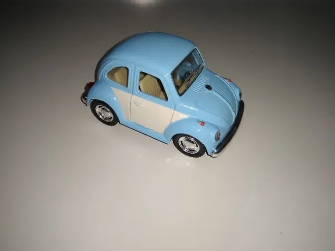 Miniatura Fusca mini Kinsmart metal fricção