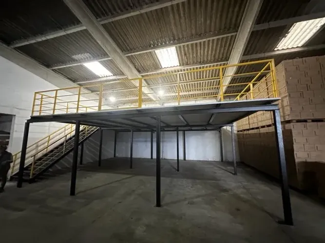 Solução completa em mezanino de aço