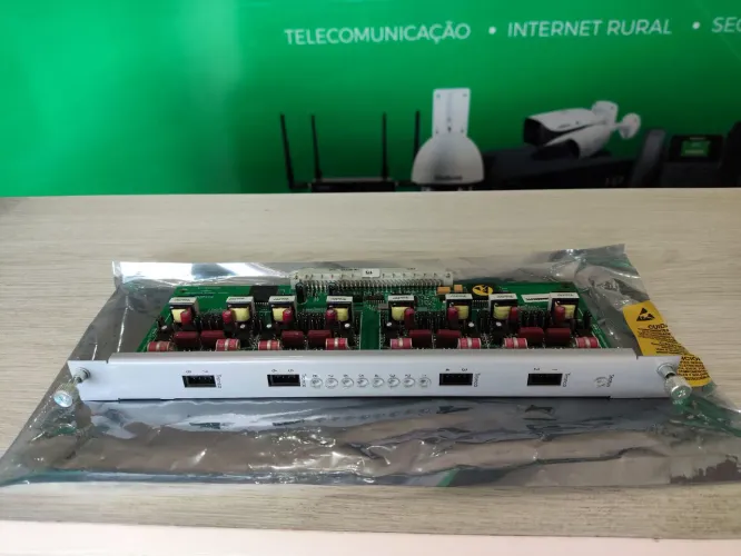 Placa 8 troncos analógicos PABX impacta 140
