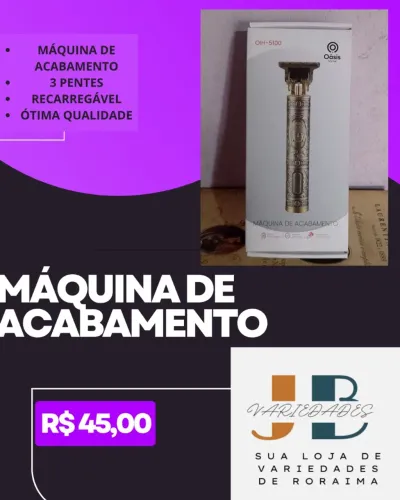 Máquina de Acabamento Recarregável