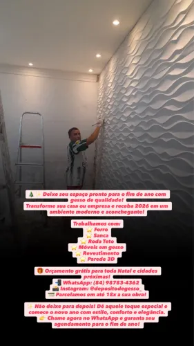 Tudo em Gesso