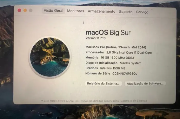 MacBook Pro Retina 13(Mid 2014) - Intel Core i7