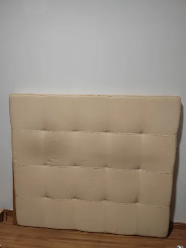 Cabeceira Estofada Bege