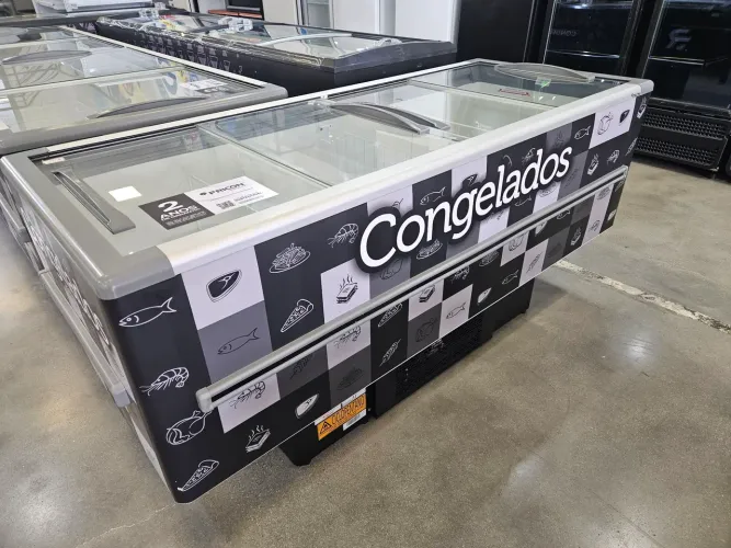 ilha de congelados 2 metros 568L - a pronta entrega