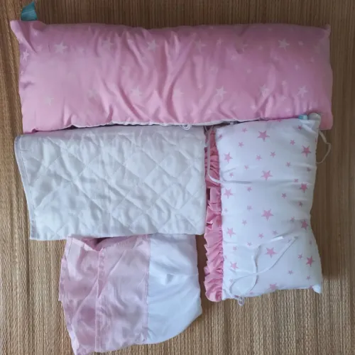 Kit de mini berço tema estrelas Grão de Gente