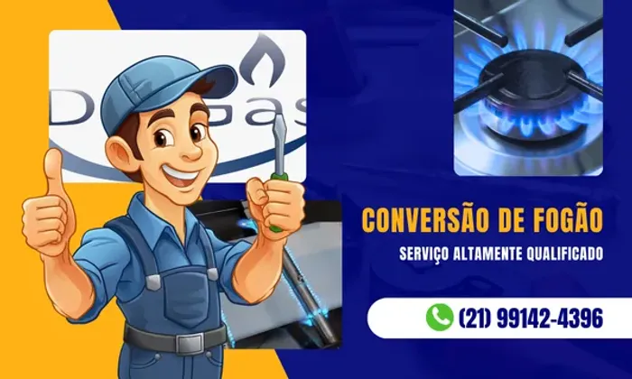 Quer converter seu fogão para gás encanado? Chame a Doutor Gás Rio!