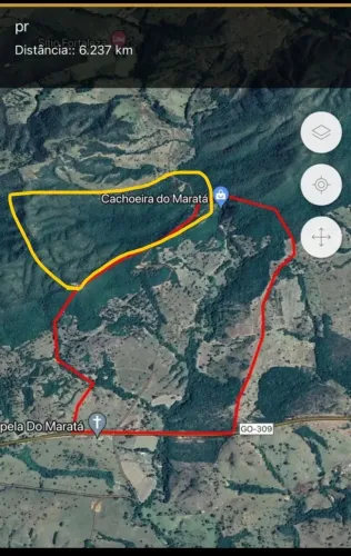Sítio / Fazenda à Venda 82,3 hectares à 20 Km de Pires do Rio-Go.Ao lado da Cachoeira do M