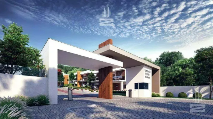 Terreno a Venda em Condomínio Fechado com 168m² no bairro Água Verde em Blumenau