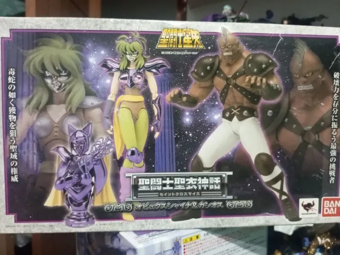 Saint Seiya Shaina & Cassios cloth myth Bandai pack shina cavaleiros do zodíaco