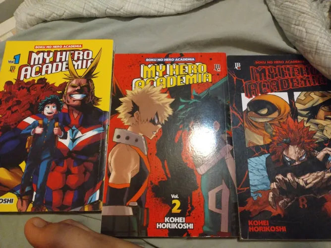 Boku no Hero My Hero Academia Volumes 1,2 e 16 JBC